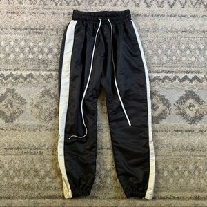 Daniel Patrick Black White Joggers XS